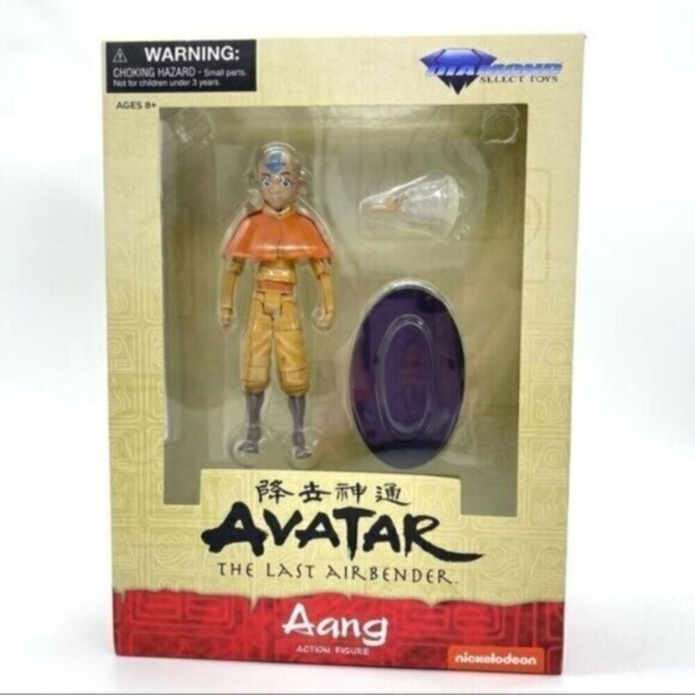 Diamond Select Avatar The Last Airbender Aang Action Figure Nickelodeon New